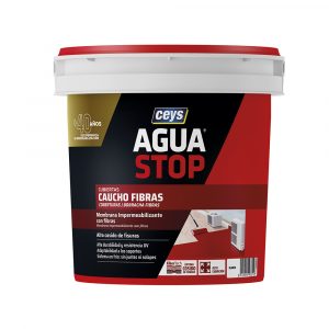 AGUA STOP CAUCHO FIBRAS BLANCO 1KG