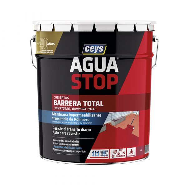 AGUAS TOP BARRERA TOTAL ROJO 14KG