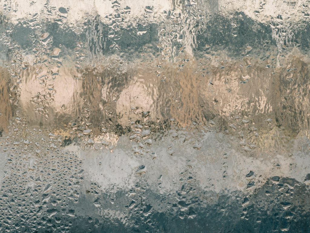 Foto de gotas de agua en la ventana