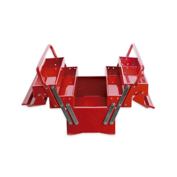 CAJA METALICA 5 BANDEJAS ABIERTA