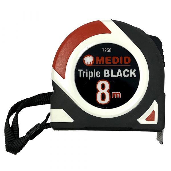 FLEXOMETRO TRIPLE BLACK 8M