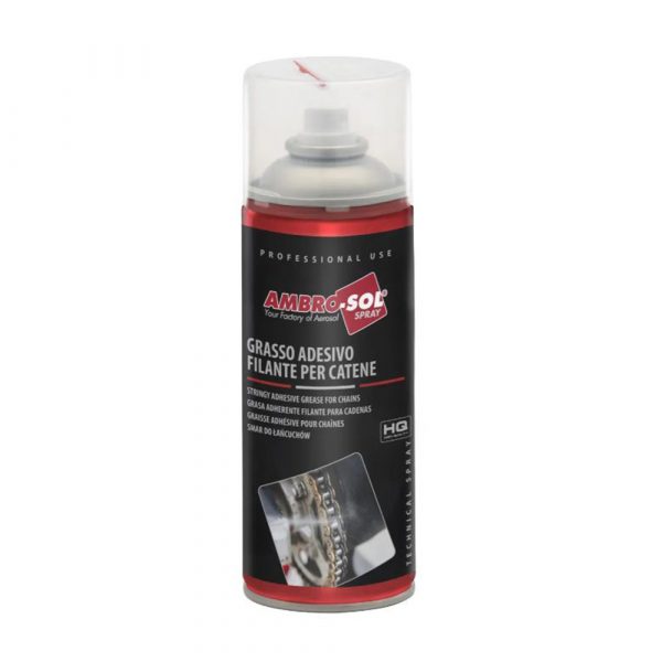 Grasa adherente filante para cadenas