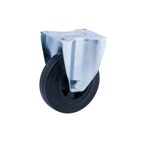 Rueda goma fija 200/80