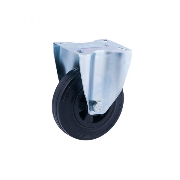 Rueda goma fija 200/125
