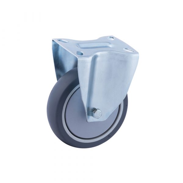 Rueda goma fija 200/125