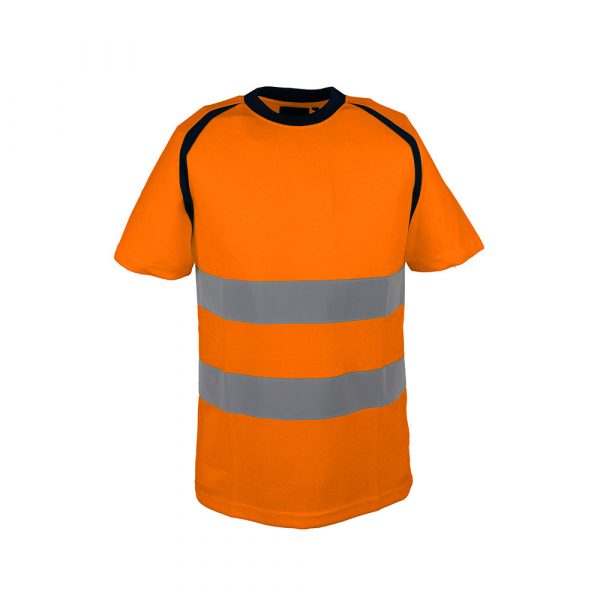 CAMISETA AV MANGA CORTA NARANJA