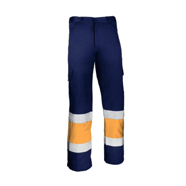 PANTALON AV MARINO-NARANJA